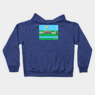 Bridge Landscape by Tommy - Homeschool Art Class 2021/22 Art Supplies Fundraiser Kids Hoodie